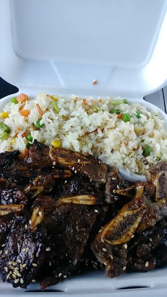 Chicken Teriyaki and Beef Short Ribs
